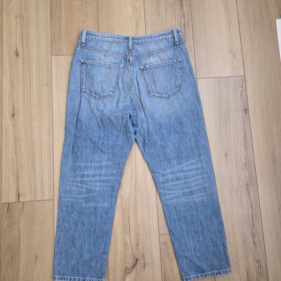 Flying Monkey High Rise Straight Cropped Mom Jeans Women Sz 28 B2789 - Picture 4 of 10